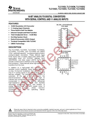 TLC1543QDBG4 datasheet  